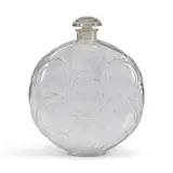 FOR FORVIL "RELIEF" PERFUME by René Lalique, France, designed 1924, molded glass, molded mark "R, sold Oct 2025