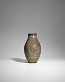 Émile Decoeur, Vase, glazed stoneware, incised 'EDecoeur'