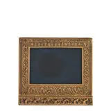 "VENETIAN" CALENDAR FRAME by Tiffany Studios, New York, New York, early 20th century, gilt bronze, impressed stamp mark "Tiffany Studios New York 1648," ht, sold May 2025