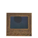 "VENETIAN" CALENDAR FRAME by Tiffany Studios, New York, New York, early 20th century, gilt bronze, impressed stamp mark "Tiffany Studios New York 1648," ht, sold May 2025