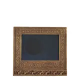 "VENETIAN" CALENDAR FRAME by Tiffany Studios, New York, New York, early 20th century, gilt bronze, impressed stamp mark "Tiffany Studios New York 1648," ht, sold May 2025