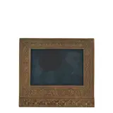 "VENETIAN" CALENDAR FRAME by Tiffany Studios, New York, New York, early 20th century, gilt bronze, impressed stamp mark "Tiffany Studios New York 1648," ht, sold May 2025