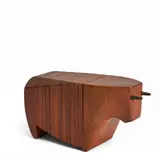 Ernst Henriksen Figural Coaster Holder, Untitled, 1980, teak