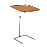 George Nelson, FOR HERMAN MILLER MODEL 4950 TRAY TABLE, Zeeland, Michigan, designed 1949, plywood, chromed steel, unmarked, adjustable height, as shown ht