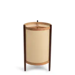 TABLE LAMP by George Nakashima, 1973, rosewood, offered May 2025