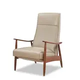 Milo Baughman, FOR THAYER COGGIN RECLINER, walnut