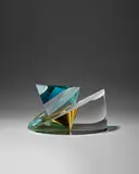 Untitled by Martin Rosol, cut, polished and laminated glass, offered May 2025