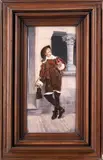 Untitled by F. Cibot Enamel Plaque After Jean Louis Ernest Meissonier, 1900, enamels on copper, offered Dec 2024