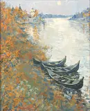 Sergueï Chepik, White Night, 1981, oil on canvas