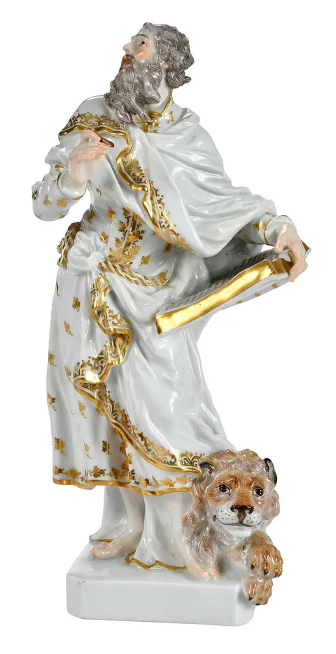 Meissen, Porcelain Figure of Mark the Evangelist