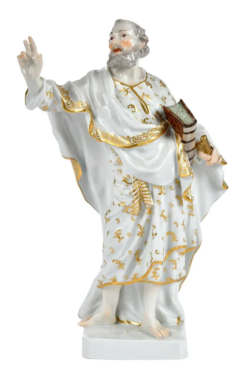Meissen, Porcelain Figure of Apostle Peter