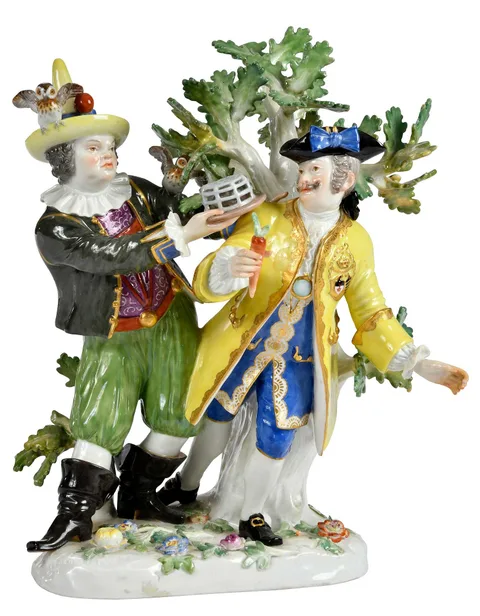 Meissen, Porcelain Figural Group, Frohlich and Schmiedel