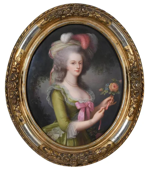 Kpm, Porcelain Marie Antoinette Plaque