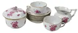 Herend, Porcelain Tea Service for Twelve