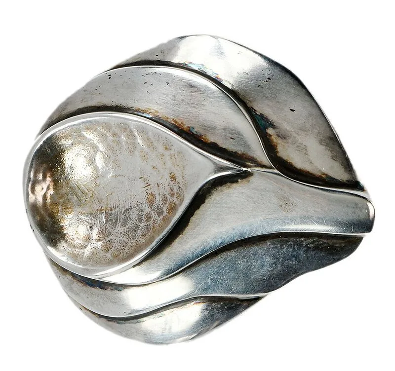Silver Brooch by Georg Jensen, sterling silver, sold Oct 2020