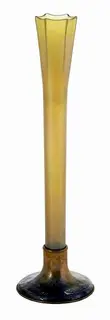 Louis Comfort Tiffany, Glass Vase with Enameled