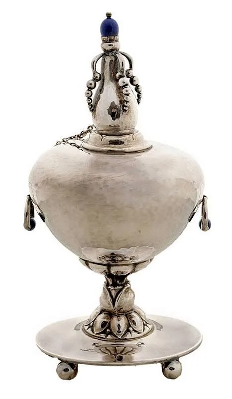 Georg Jensen, Sterling Perfume Burner, 1925-1932