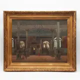 Interior de Sacristía*, SIGLO XX, Óleo sobre madera
