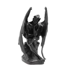 Satán*, FRANCIA, CA., 1900, Bronce, patinado en color negro