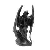 Satán*, FRANCIA, CA., 1900, Bronce, patinado en color negro