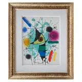 El pez cantor, del libro Miró Lithographs Vol I by Joan Miró, 1972, Litografía offset, offered Nov 2025
