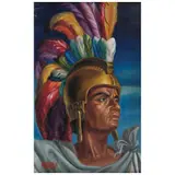Vicente Morales, Cuauhtémoc, Óleo sobre tela