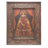 ESCUELA CUZQUEÑA, SIGLO XX by la Virgen Con El Niño, Óleo sobre tela, sold Nov 2025