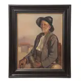 Retrato de un peregrino by Autor No Identificado, Óleo sobre tela, sold Nov 2025