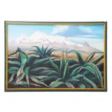 Vista de volcán by Autor No Identificado, 2000, Óleo sobre tela, sold Nov 2025