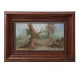 Árbol en el bosque by Autor No Identificado, Óleo sobre masonite, sold Nov 2025