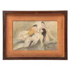 Mujeres by Autor No Identificado, Óleo sobre tela, sold Nov 2025