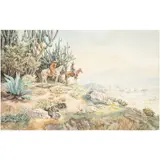 Paul Fischer, PAISAJE CON PAREJA DE CHARROS