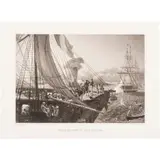 Horace Vernet, PRISE DU FORT DE SAINT JEAN D'ULLOA, 27 NOVEMBRE, 1838, Grabado, 32 x 21 cm