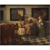 EL CONCIERTO by A la Manera de Johannes Vermeer, Óleo sobre tela, offered Nov 2025