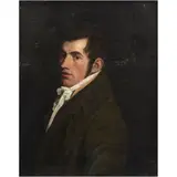 Atribuido A John Opie, RETRATO DE JOHN BLACKBURN, Óleo sobre tela