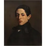 Retrato de Caballero, EUROPA, SIGLO XIX, Óleo sobre tela