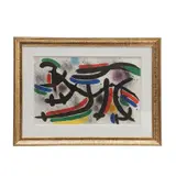 Litografía IX, de la serie Miró Lithographe I by Joan Miró, 1972, Litografía sin número de tiraje, sold Oct 2025