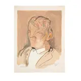 Jose Luis Cuevas, Autorretrato, Litografía 152 / 160