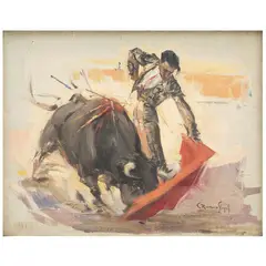 "armillita", ESPAÑA, SIGLO XX, Óleo sobre tela