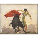 Armillita Chico, ESPAÑA, SIGLO XX, Óleo sobre tela