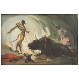 FORMIDABLE ESTOCONAZO by Carlos Ruano Llopis, Óleo sobre tela, sold Oct 2025