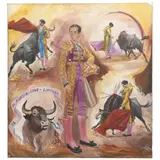 Raymundo Cobo Reyes, EL TORERO MANUEL RODRÍGUEZ, "MANOLETE”, Óleo sobre tela