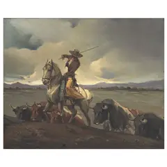 Carlos Ruano Llopis, CAMINO A LA CORRIDA, 1936, Óleo sobre tela