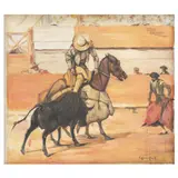 TORO VINATERO DE PASTAJÉ by Carlos Ruano Llopis, Óleo sobre tela, offered Oct 2025