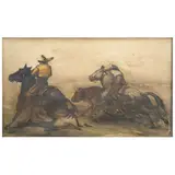 COLA A CAMPO ABIERTO by Carlos Ruano Llopis, Óleo sobre tela, sold Oct 2025