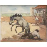 Carlos Ruano Llopis, DERRIBO DE UN JINETE