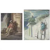 Escenas de Maletillas, A) ENRIQUE CORTES CAMPOS, “EL JUCHI”, Óleo sobre tela