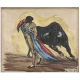 Larga Cordobesa, MÉXICO, SIGLO XX, Óleo sobre tela