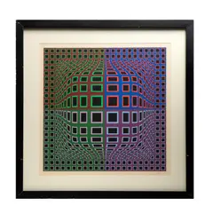 Victor Vasarely, Sinpo - Variante, 1979, Serigrafía 253 / 275