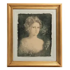 Adrián Tavera, Retrato de dama, Serigrafía P / T